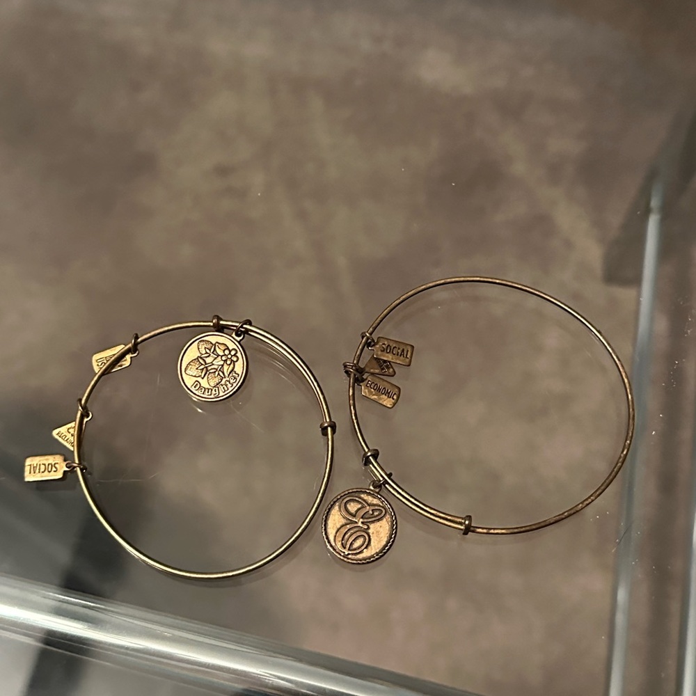 Wind and Fire gold/ bronze bracelets